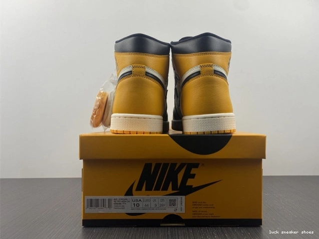 Cheap LUCY Jordan 555088-711 OG Toe Yellow High 1 Air 0630